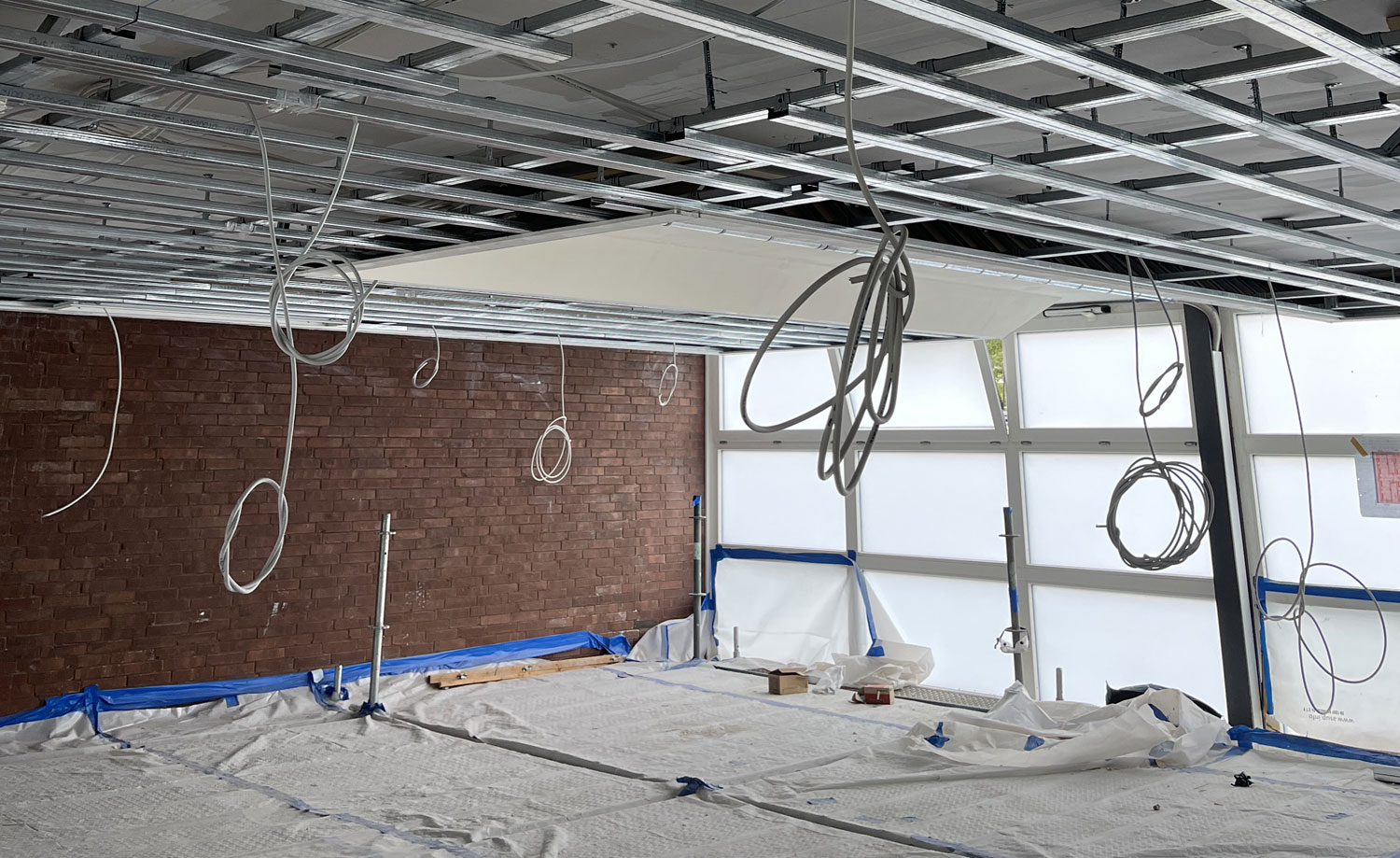 News 2025 Baustelle Sporthallendecke